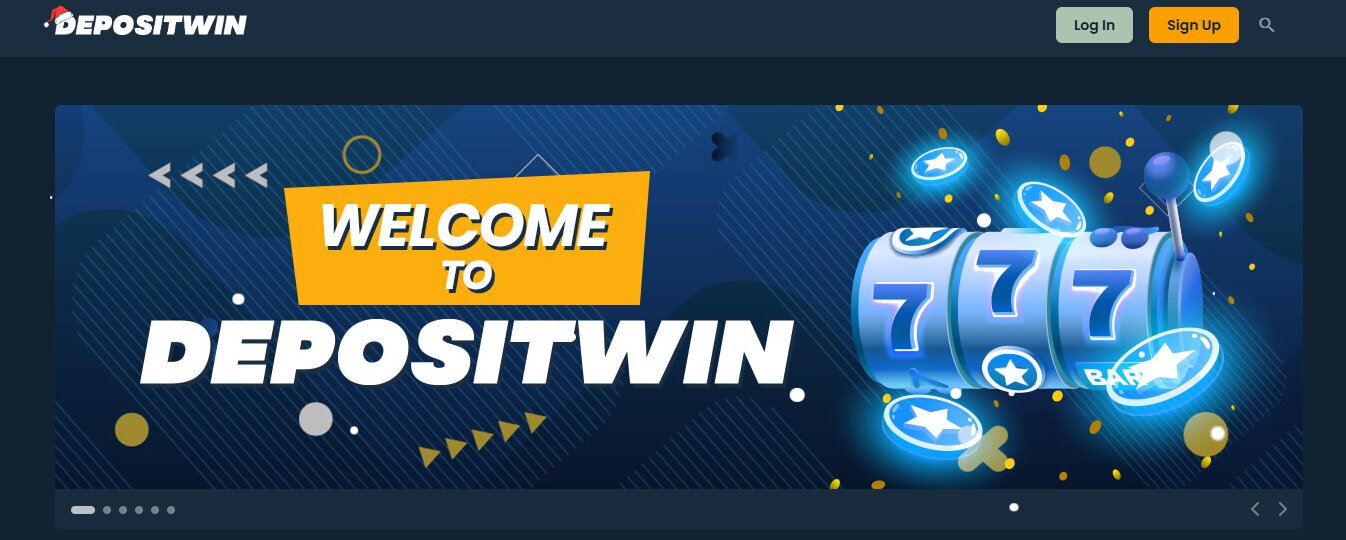 DepositWin Casino Home Page