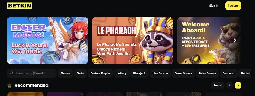 Betking Casino Home Page Betking Casino Home Page