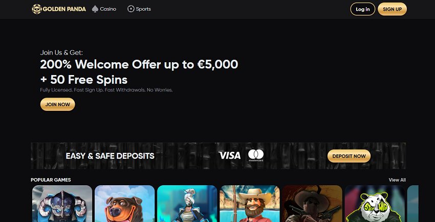 Golden Panda Home Page