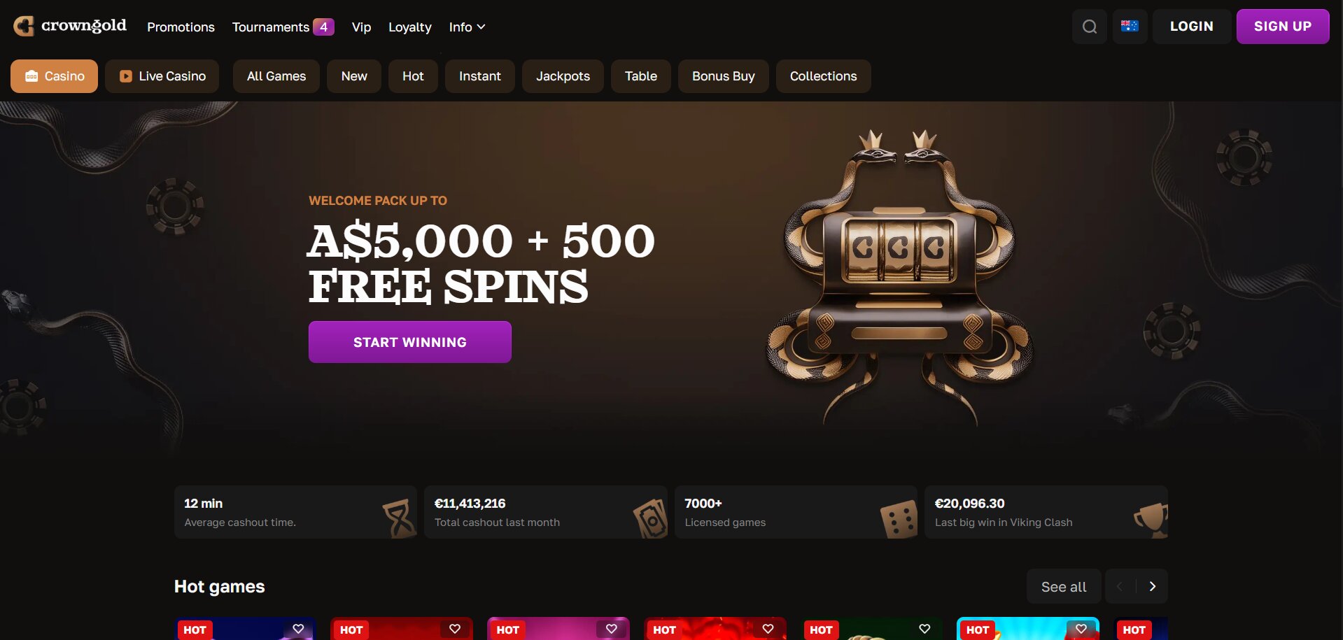 Golden Crown Casino Real Money Free Spins