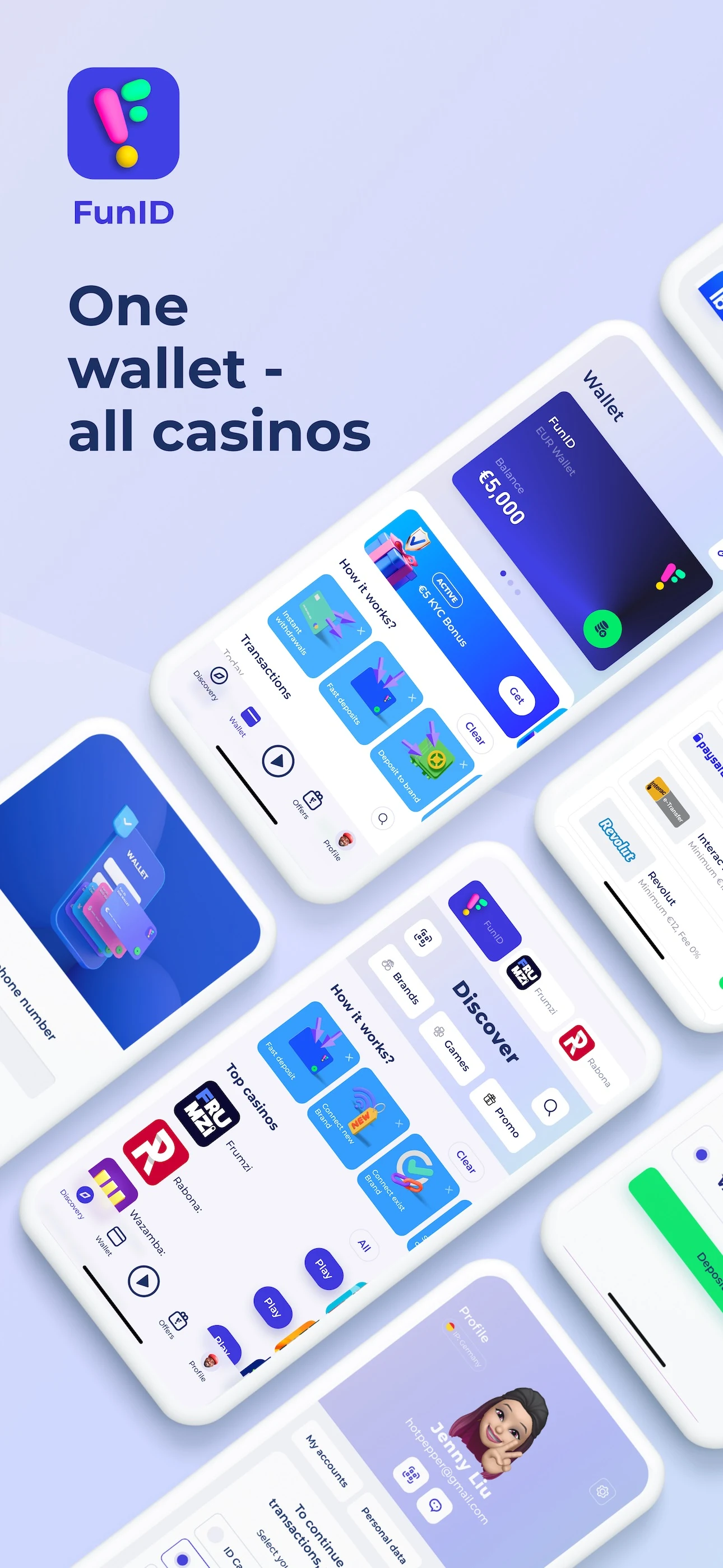 FunId App One Wallet All Casinos