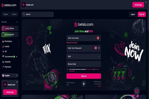 Betsio Casino Real Money Free Spins