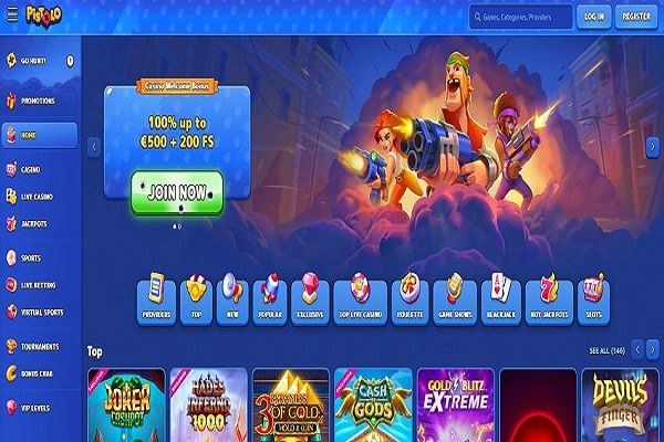 Pistolo Casino Home Page Free Spins No Deposit Bonus