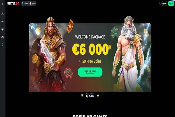 Bets24 Casino Home Page Bets24 Casino Home Page