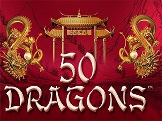 50 Dragons Pokie Logo