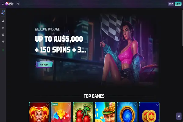 Needforslots Casino Home Page and Welcome Package