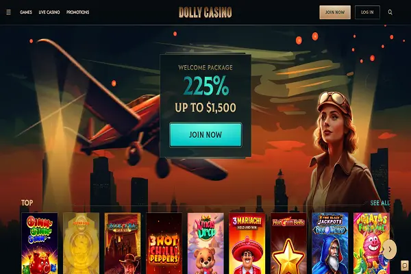 Dolly Casino Home Page and Welcome Package Dolly Casino Home Page and Welcome Package