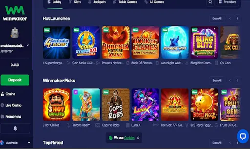 WinMaker Casino Pokies