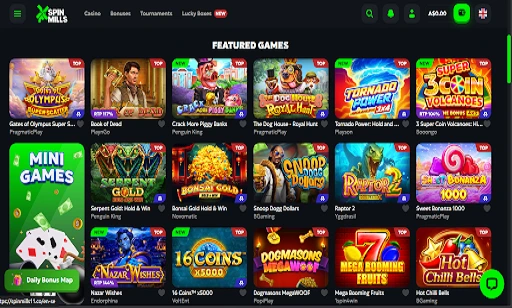 SpinMills Casino Pokies