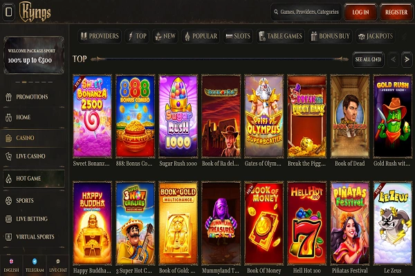 Kyngs Casino Games