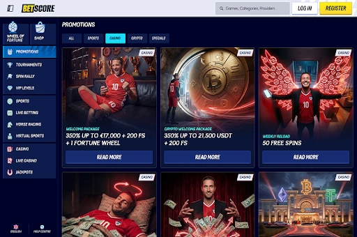 BetScore Casino Bonuses