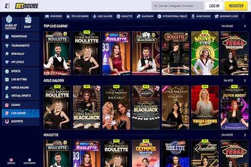 BetScore Casino Live Dealer Games