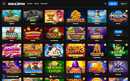 NIkaSPin casino Games