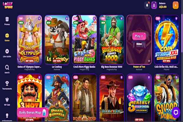 Lollyspins Casino Slot Games