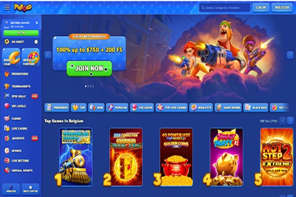 Pistolo Casino Start Page