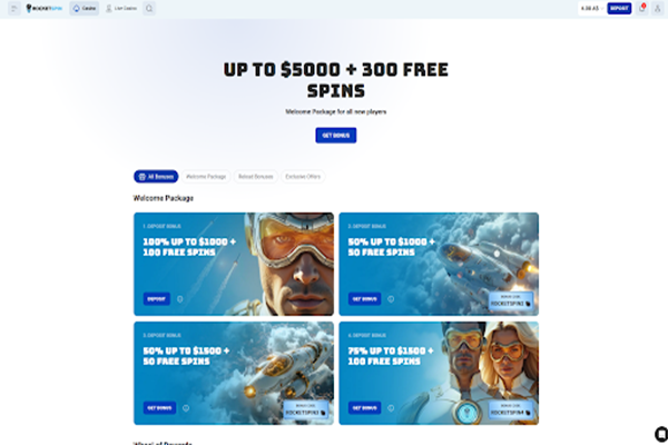 RocketSpin Promotion Section