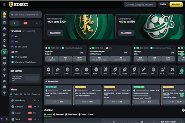 Sports betting also available
