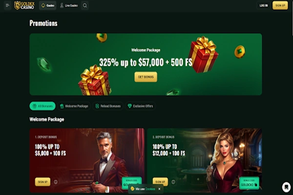 Goldex Casino Promo Page