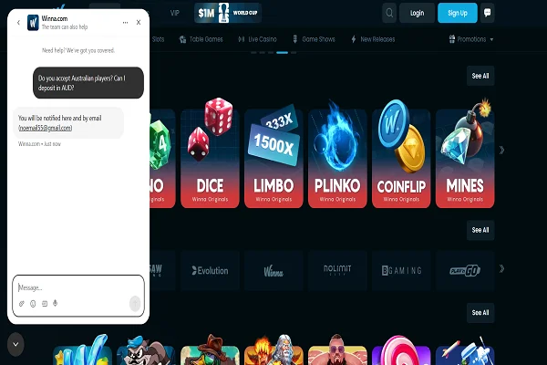 Winna Casino Support Winna Casino Support