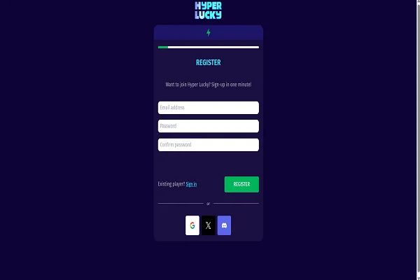 Hyper Lucky Registration Hyper Lucky Registration
