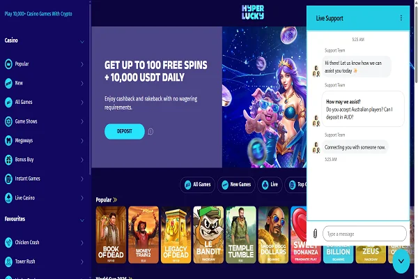 Hyper Lucky Casino Home Page Hyper Lucky Casino Home Page