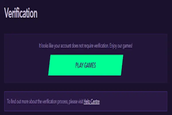 No verification needed on NaoBet Casino