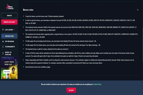 Trips Casino Bonus Rules Trips Casino Bonus Rules