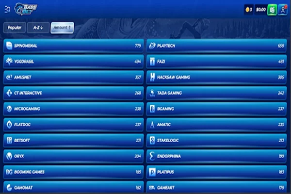 BassBet Game Providers List of game providers available at BassBet Casino