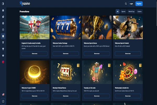 RCasino Bonuses and Promotions RCasino Bonuses and Promotions