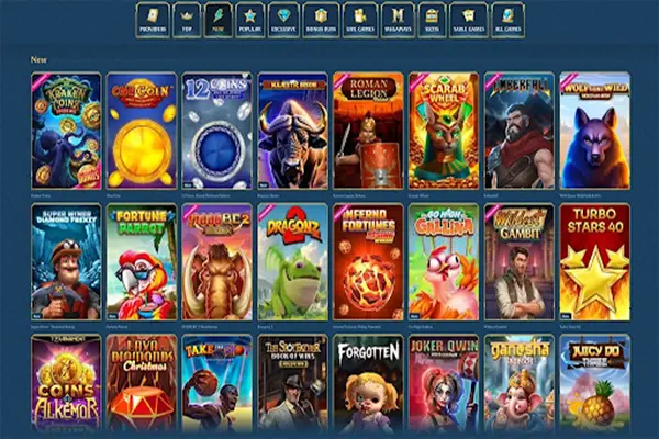 OceanSpin Casino Game Library Available games at Ocean Spin casino