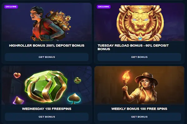 Promotions available at Casino Bello