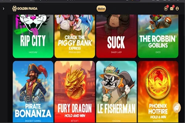 Golden Panda Casino Providers Game Providers available on Golden Panda