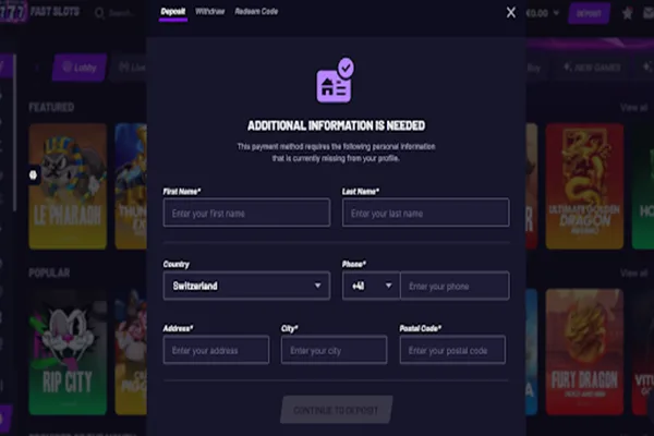 Verification needed on Fast Slots