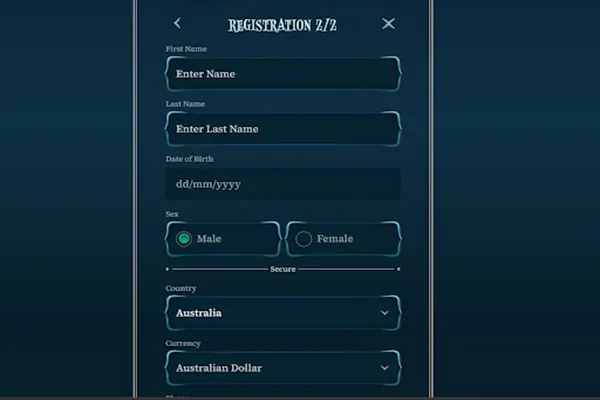 BetAlice Casino Registration Registration on Bet Alice