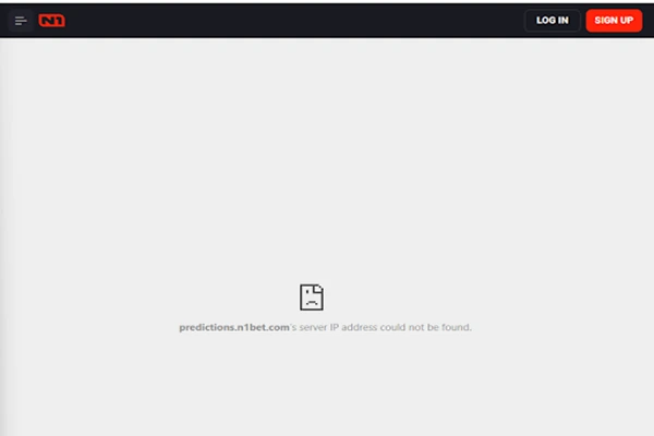 Prediction on N1Bet is crashing