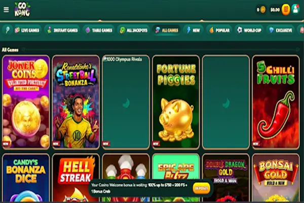 Go Kong Casino Lobby Lobby at Go Kong Casino