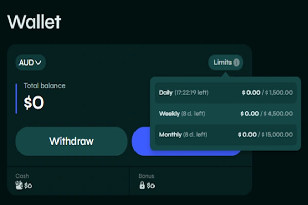 Wallet for balance on Savaspin Casino
