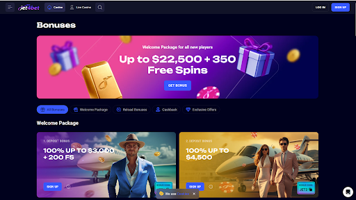 Bonus Page for Jet4Bet