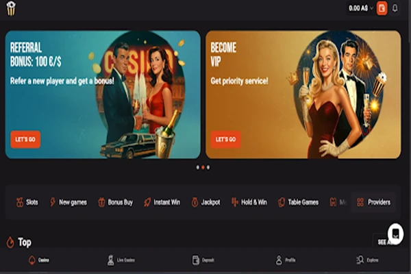 Bonuses at Hollywin Casino