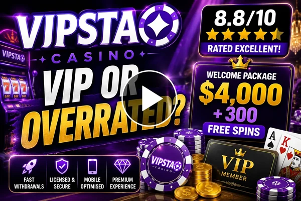 Vipsta video Play Button
