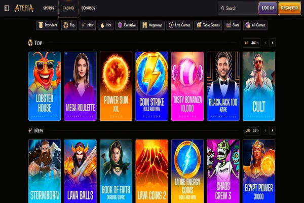 Atefia Casino Games