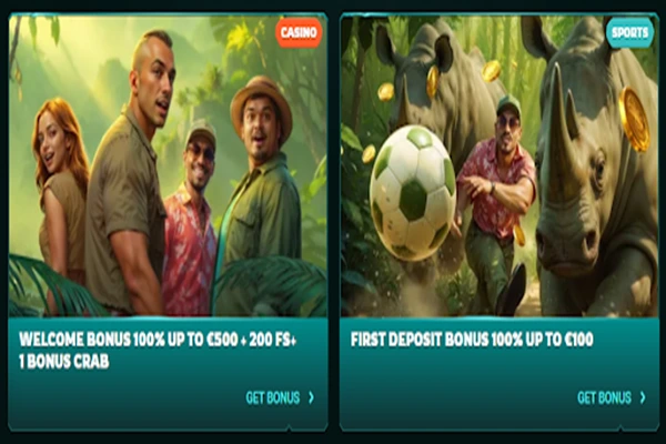Welcome Bonuses available on Playio Casino