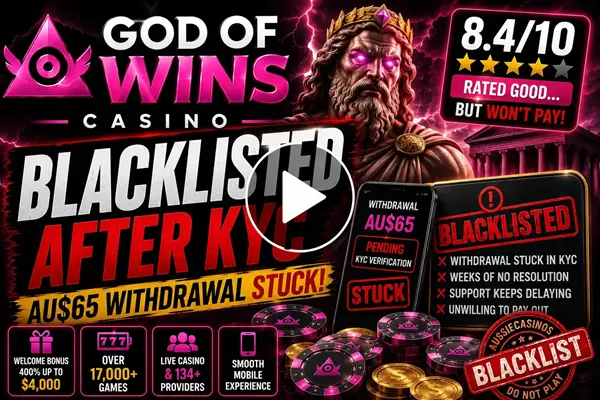 God of Wins Video Play Button