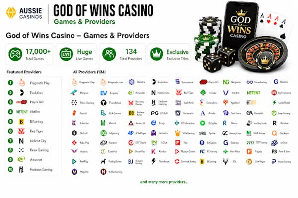God of Wins Casino Lobby Lobby on God of Wins Casino