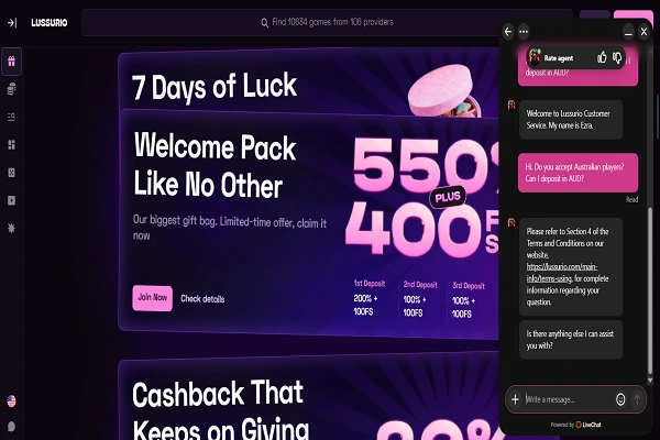 Lussurio casino Support Lussurio casino Support