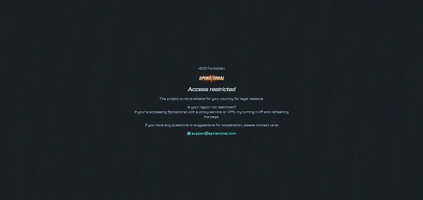 Spinational Casino Access Restricted