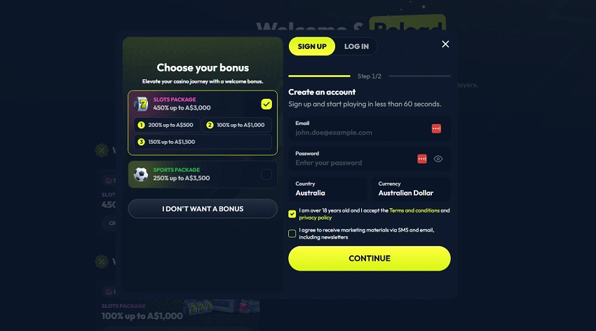 Winzter Casino Registration Process Bonuses Winzter Casino Registration Process Bonuses