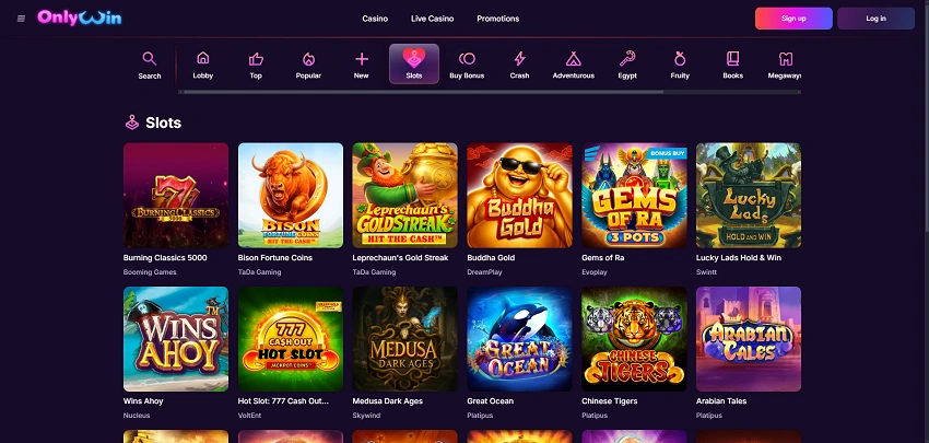 OnlyWin Casino Games OnlyWin Casino Games