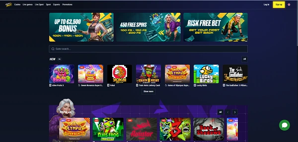 PlayBaze Casino Home Page PlayBaze Casino Home Page