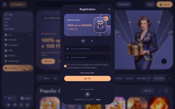 Winoly Casinos Welcome Offer